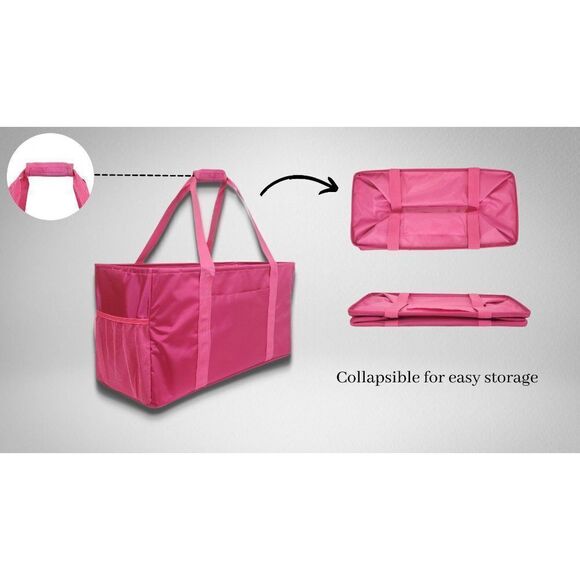 Multipurpose Utility Tote - Fuchsia - Picture 10 of 16